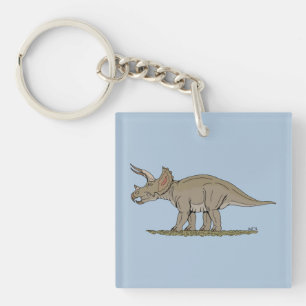 Cretacous Dinosaur Triceratops Sleutelhanger