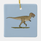 Cretacous Dinosaur Tyrannosaurus rex Keramisch Ornament (Voorkant)