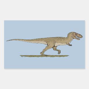 Cretacous Dinosaur Tyrannosaurus rex Rechthoekige Sticker