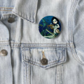 "Cretacous Mermaid"-Button Ronde Button 5,7 Cm (In situ)