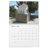 CRETE, Calendrier Mur GRÈCE (Feb 2027)