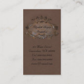 Crête - carte de visite (Dos)