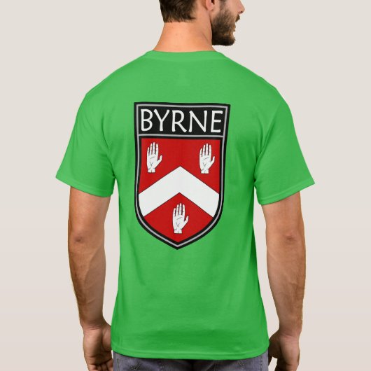 Crête de clan irlandais - Byrne T-Shirt (Dos)