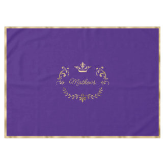 Crête de Couronne violette Nappe personnalisée