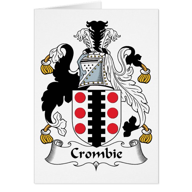 Crête de famille de Crombie (Devant)