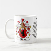 Crête de famille de Klein sur une tasse (Gauche)