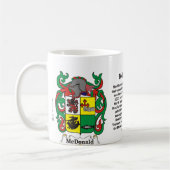 Crête de famille de McDonald sur une tasse (Gauche)