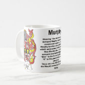 Crête de famille de Murphy sur une tasse (Devant gauche)