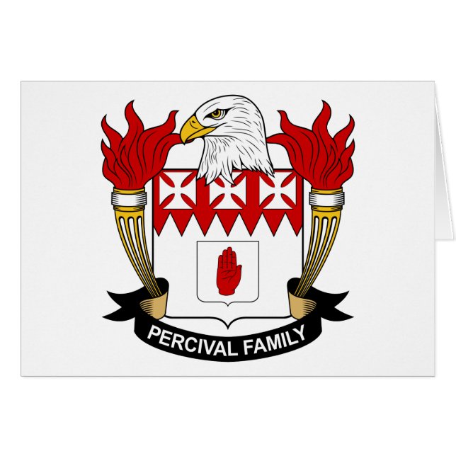 Crête de famille de Perceval (Devant horizontal)