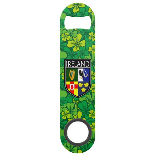 Crête nationale irlandaise et Shamrock (Devant)