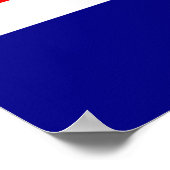 crete regio vlag griekenland symbool poster (Hoek)