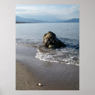 Crete Seascape Rock Print