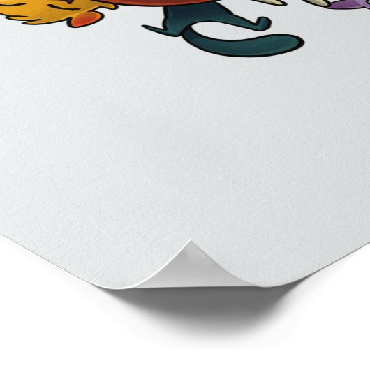 Créu Cat Fans Poster (Hoek)