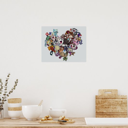 Créu Cat Fans Poster (Keuken)