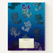 Créu Cats Sketchbook of notebook Notitieboek (Achterkant)