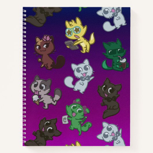 Créu Cats Sketchbook of notebook Notitieboek (Voorkant)