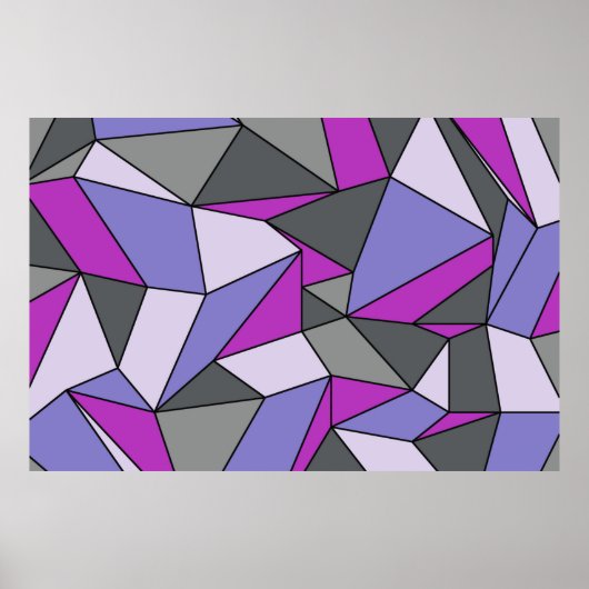 "Creux" Gris violet extra grand impression (Devant)