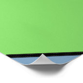 "Creux" Vert violet extra grande impression (Coin)