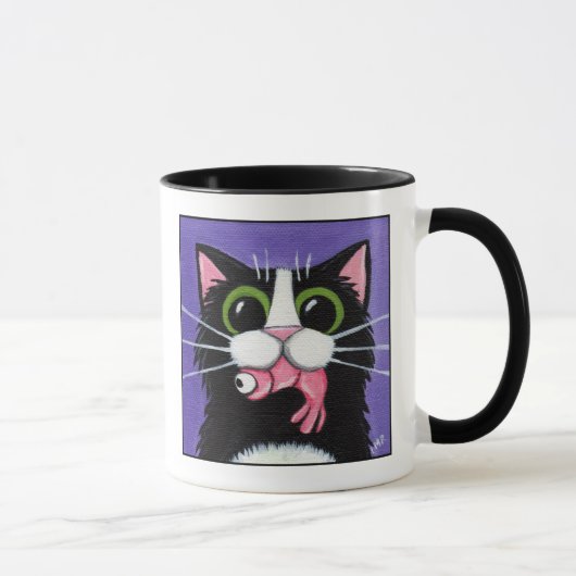 Crevette obtenue - tasse de chat (Droite)