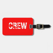 Crew Bagagelabel (Voorkant horizontaal)