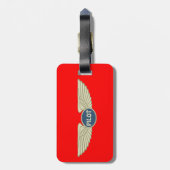 Crew Bagagelabel (Achterkant verticaal)