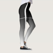 Crew Classic Black White Ombre Leggings (Droite)