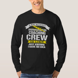 Crew Coach Grappig Roeiteam Premium T-shirt