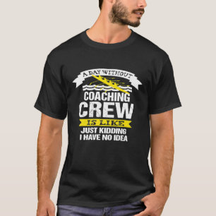 Crew Coach Grappig Roeiteam Premium T-shirt