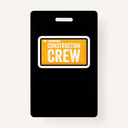 Crew-constructie Badge (Voorkant)