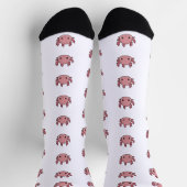 Crew Socks Axolotl cute pink Sokken (Top)