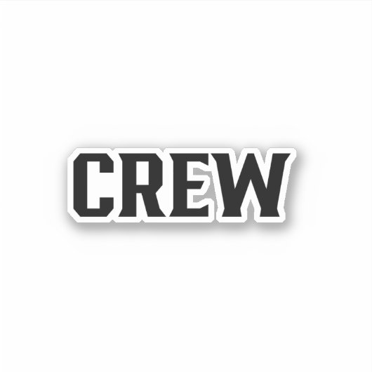 Crew Sticker (Voorkant)