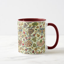 Crewel Work Borduurwerk Fruit en bloemen
