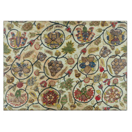 Crewel Work Borduurwerk Fruit en bloemen Snijplank