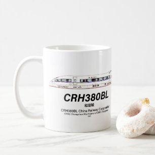 CRH380BL China Railway High-Speed elektrische trei Koffiemok