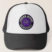 CRHS Basketball Logo Trucker Hat Pet (Voorkant)
