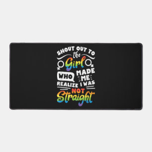 Cri à la fille Fierté lesbienne LGBT T Shirt G