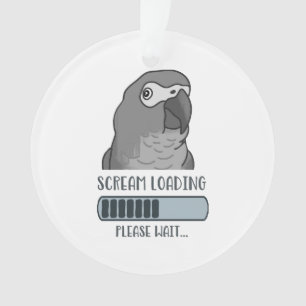 Cri Chargement du gris africain