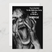 Cri des invitations d'Halloween (Devant / Derrière)