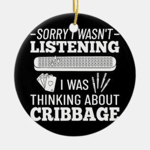 Cribbage-bord speler kaartspel regels Crib Play Keramisch Ornament