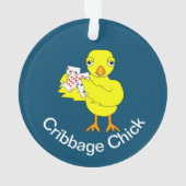 Cribbage Chick Ornament (achterkant)