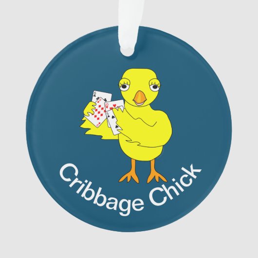 Cribbage Chick Ornament (voorkant)