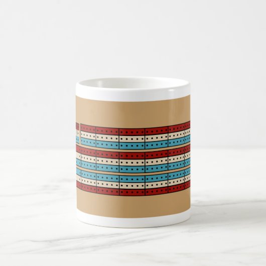 Cribbage Game Board Koffiemok (Center)