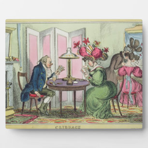 Cribbage, gepubliceerd door Thomas McLean, Londen  Fotoplaat