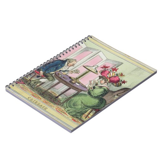 Cribbage, gepubliceerd door Thomas McLean, Londen  Notitieboek (Linkerzijde)