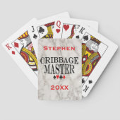 Cribbage Master Personalized Pokerkaarten (Achterkant)