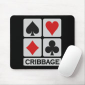 Cribbage mousepad muismat (Met muis)