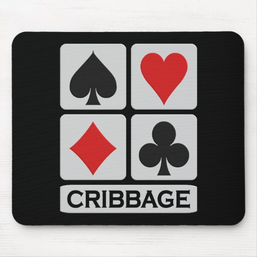 Cribbage mousepad muismat (Voorkant)