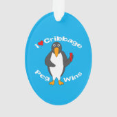 Cribbage Peg Wins Ornament (achterkant)