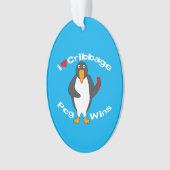 Cribbage Peg Wins Ornament (voorkant)