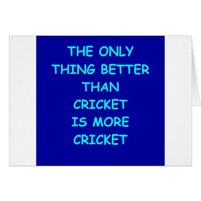 cricket (Voorkant Horizontaal)